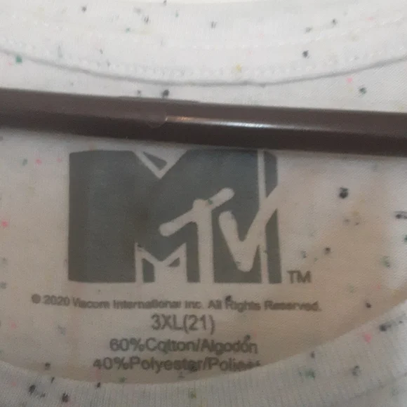 MTV Sleeveless Tank 2020 Sz 3X - Picture 4 of 5